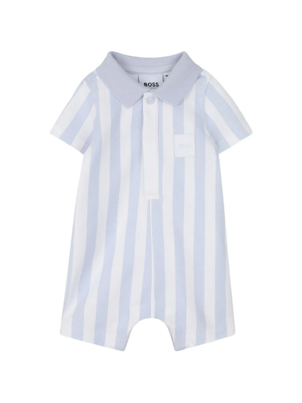Striped Collared Swimsuit by BOSS Kidswear