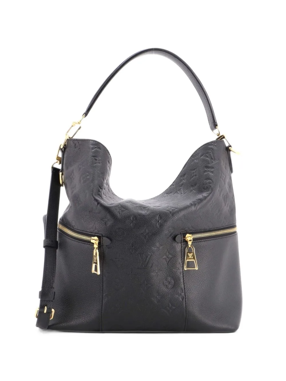 Melie Handbag Monogram Empreinte Leather Hobo Bag by Louis Vuitton Pre-Owned