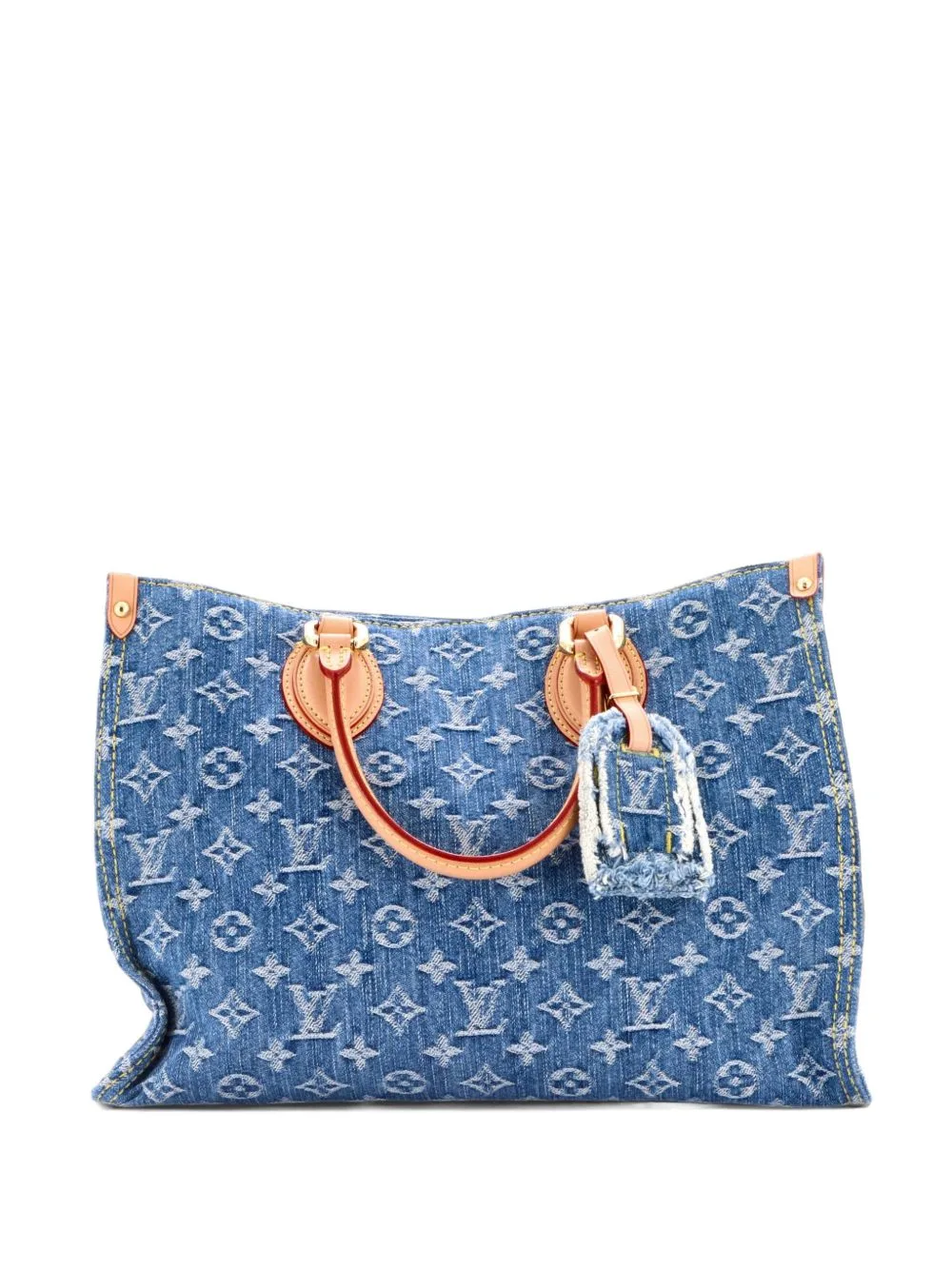 OnTheGo Monogram Denim mm Tote Bag by Louis Vuitton Pre-Owned