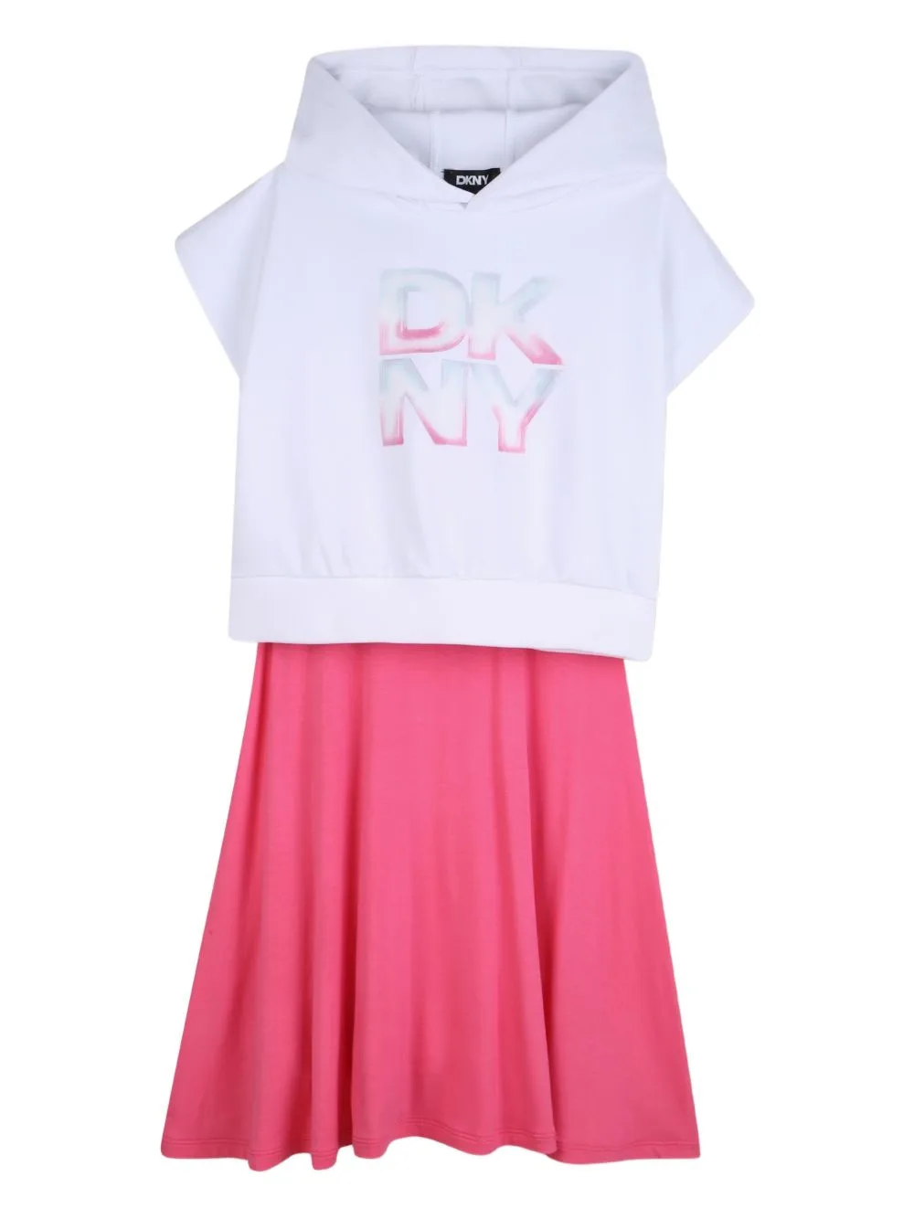 Strap Hooded Dress by Dkny Kids