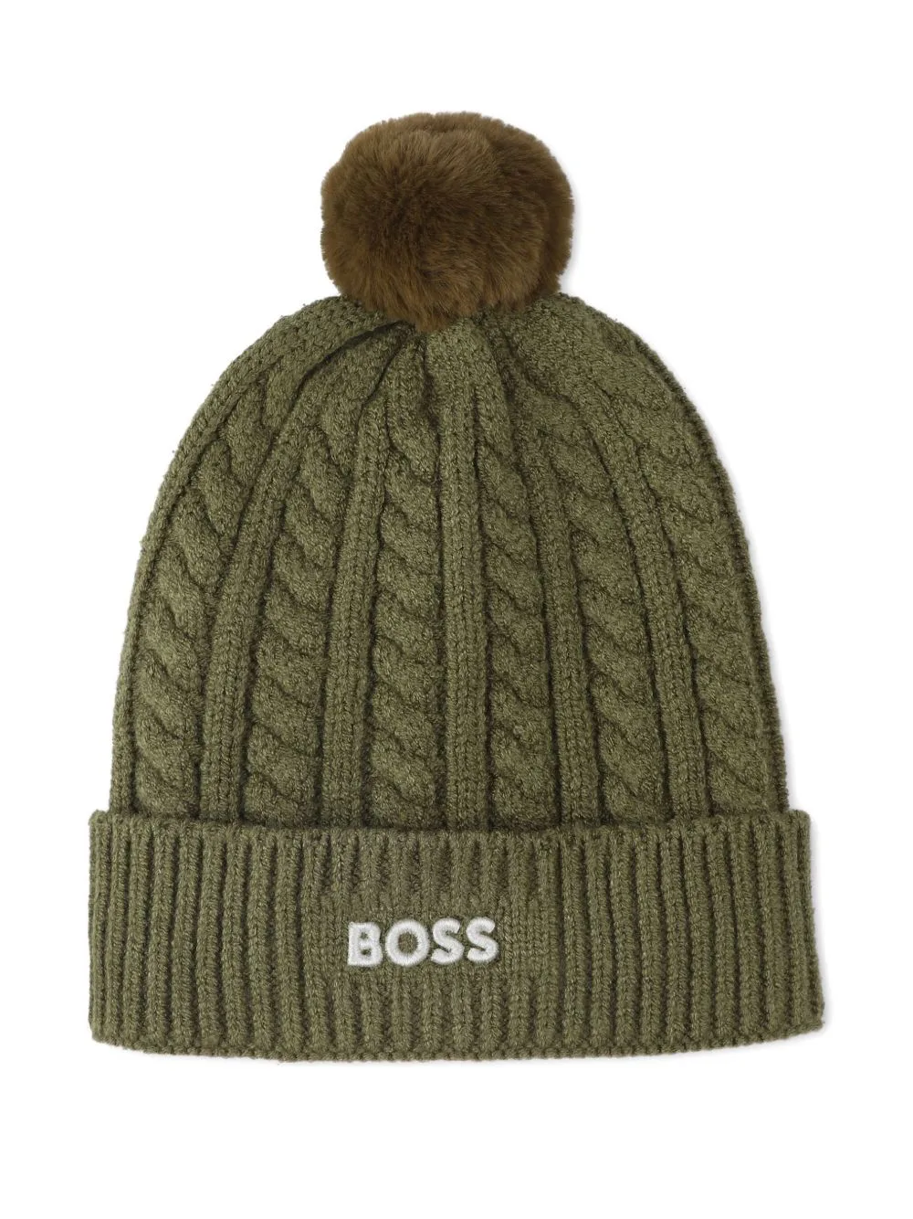 Cable-Knit Beanie by BOSS Kidswear