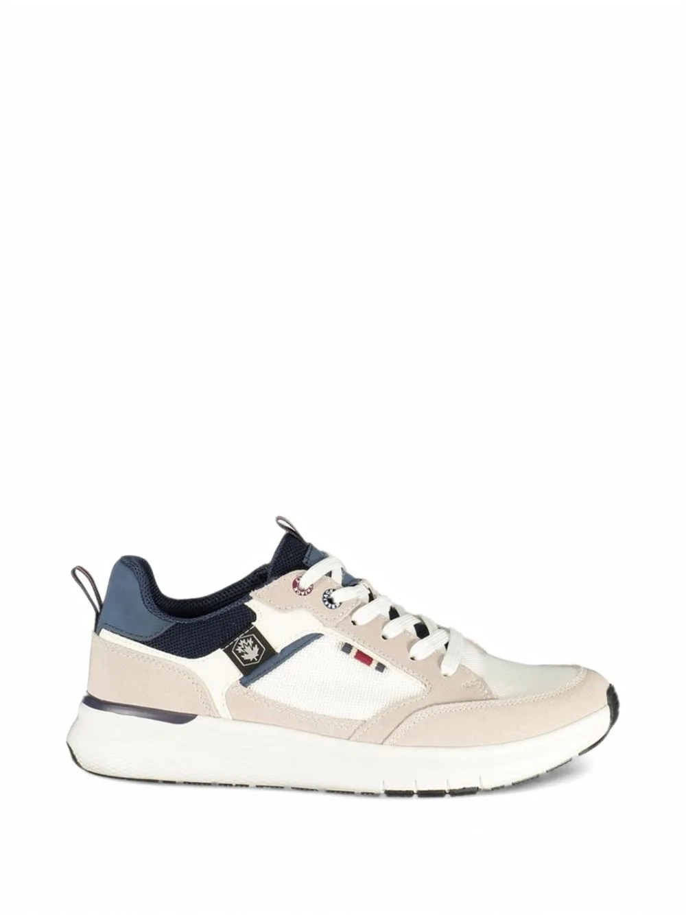 Panelled Lace-Up Sneakers