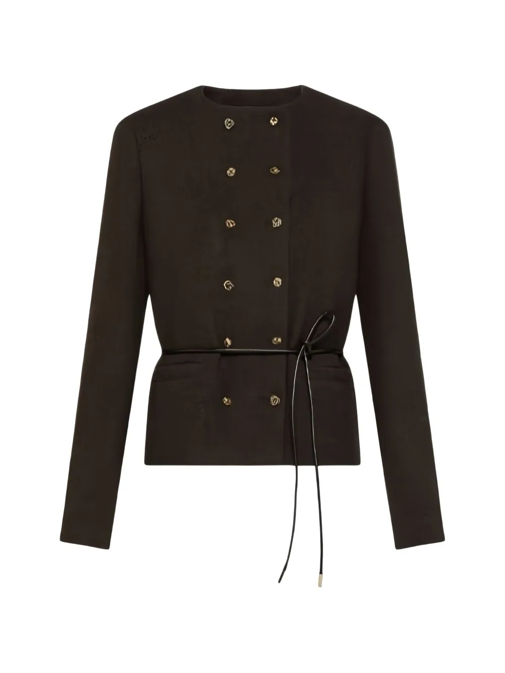 Double-Breasted Belted Jacket by Seventy
