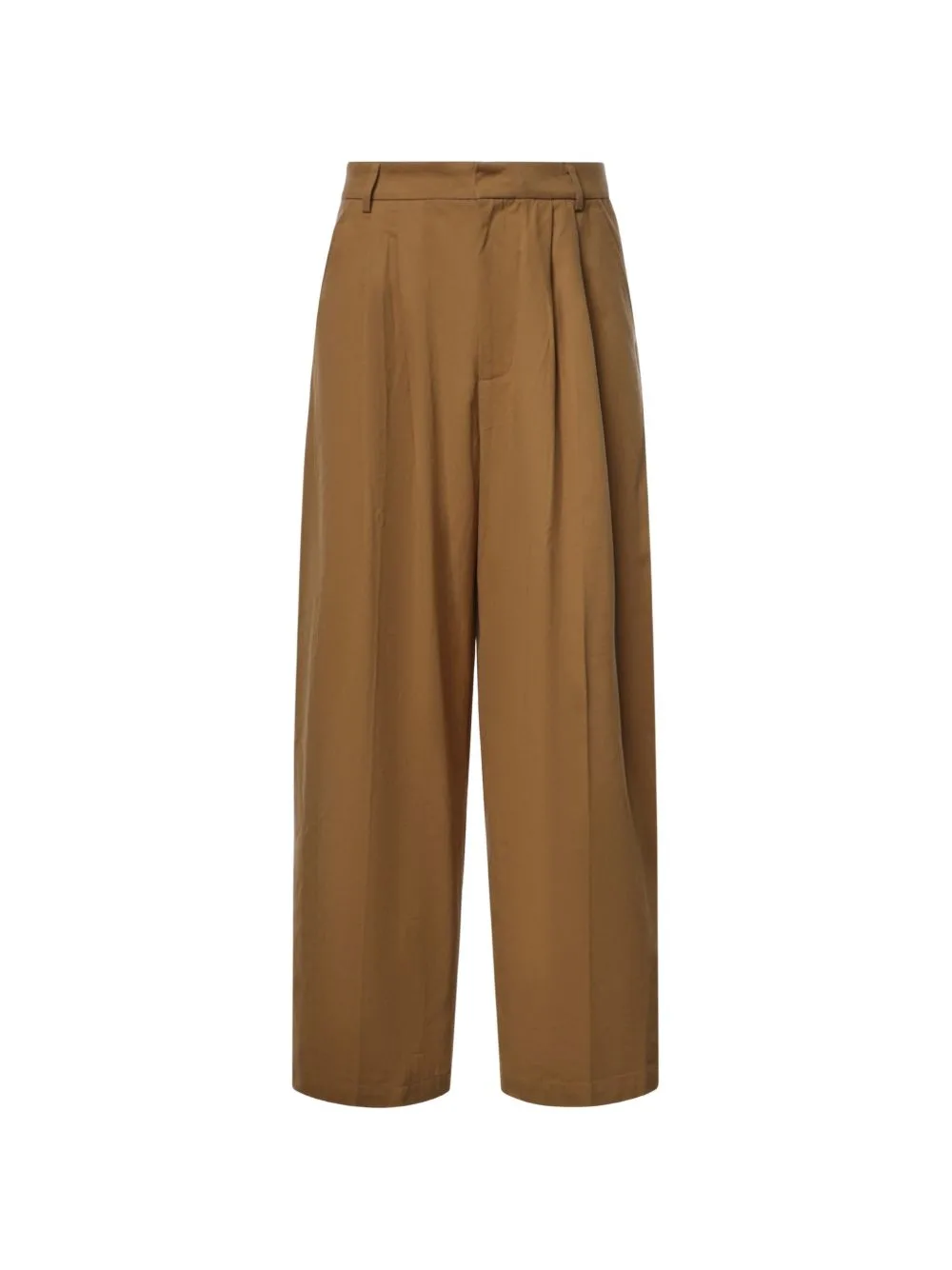 Embroidered-Logo Pleated Trousers by House of errors