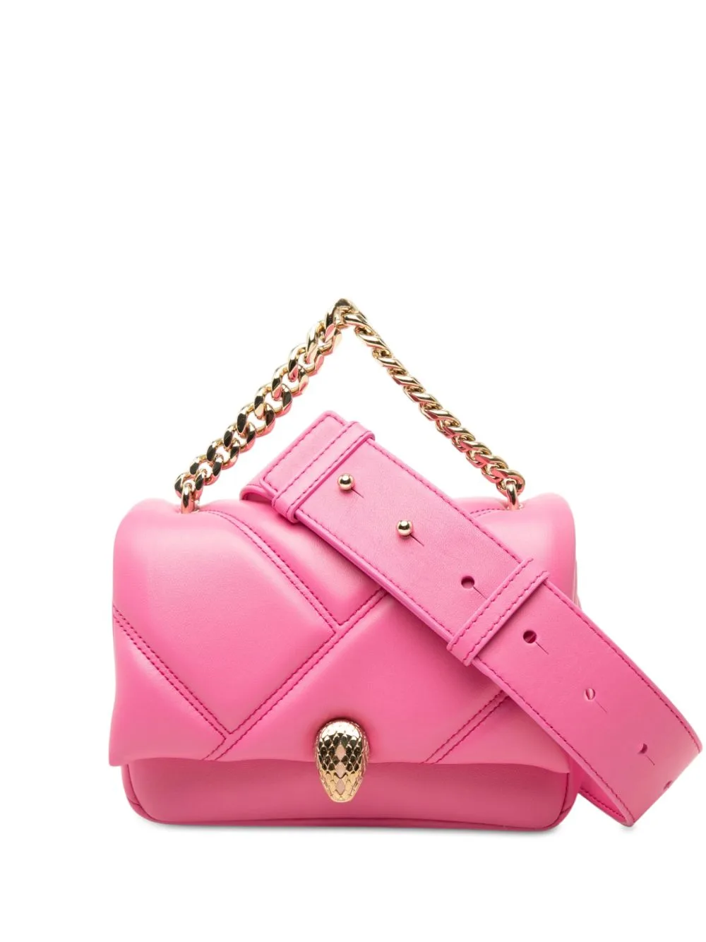 2015-2025 Mini Leather Serpenti Cabochon Satchel by Bvlgari Pre-Owned