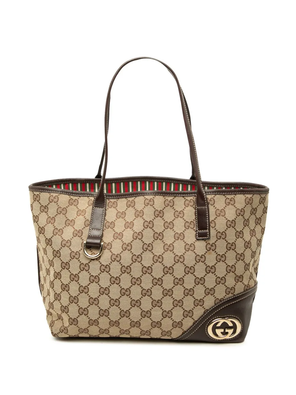 2000-2015 GG Canvas New Britt Tote Bag