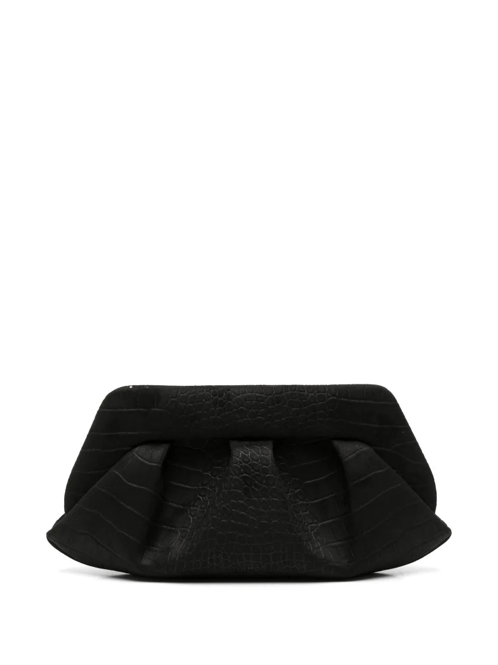 Crocodile-Effect Bios Clutch Bag by Themoirè