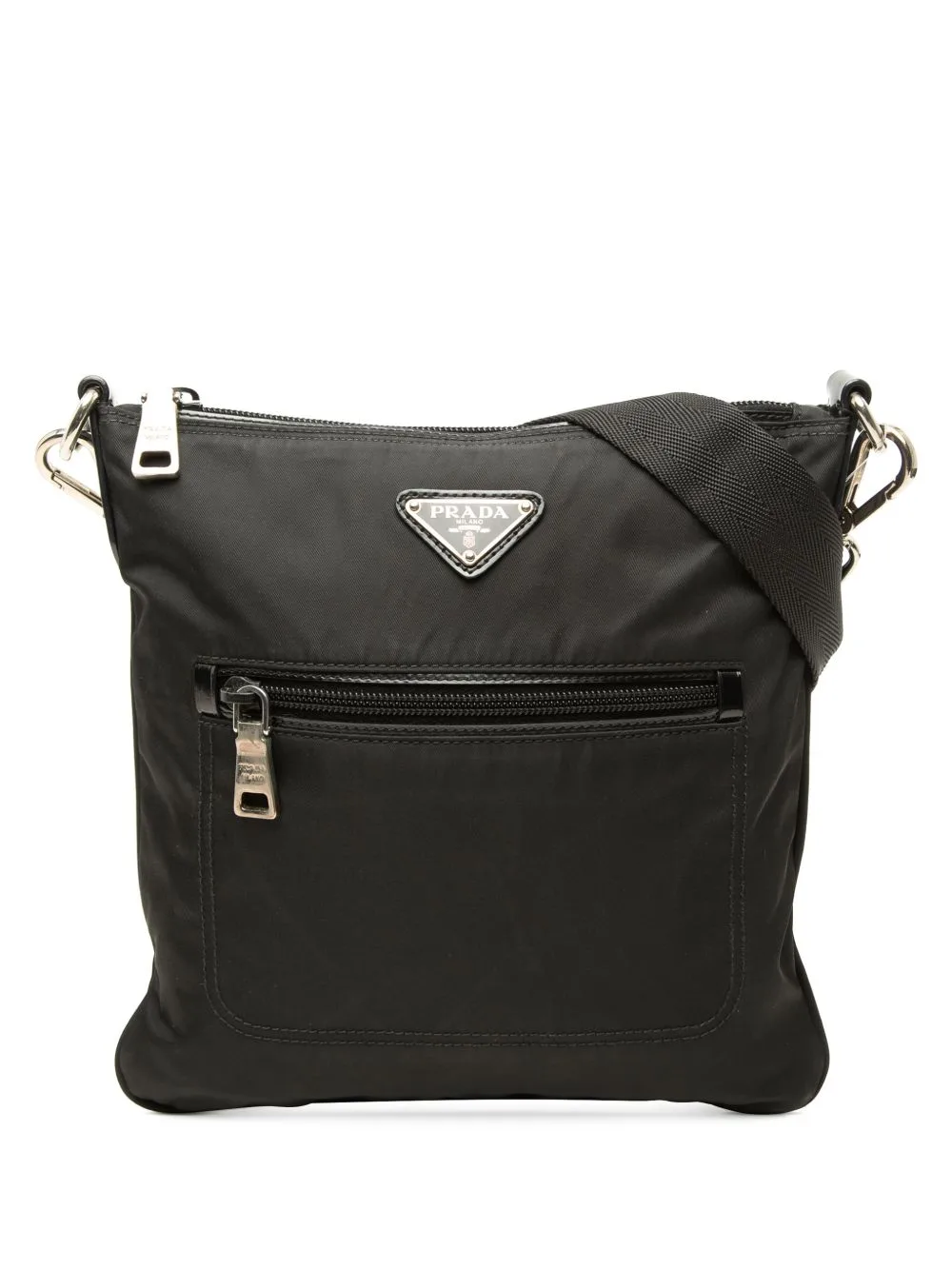 2013-2026 Tessuto Zip Top Crossbody Bag by Prada Pre-Owned