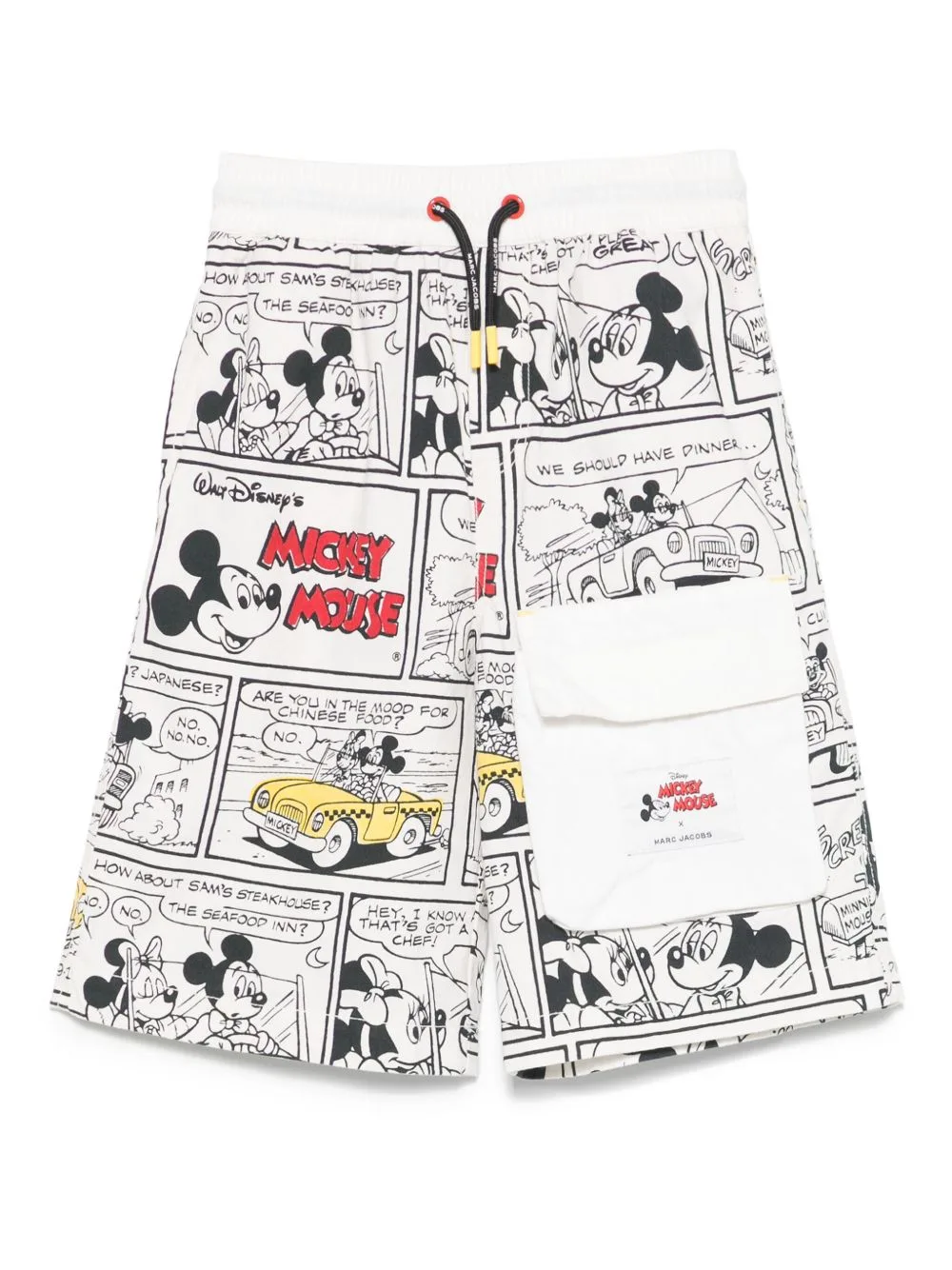 Marc Jacobs Kids x Mickey Mouse Illustration-Print Shorts by Marc Jacobs Kids