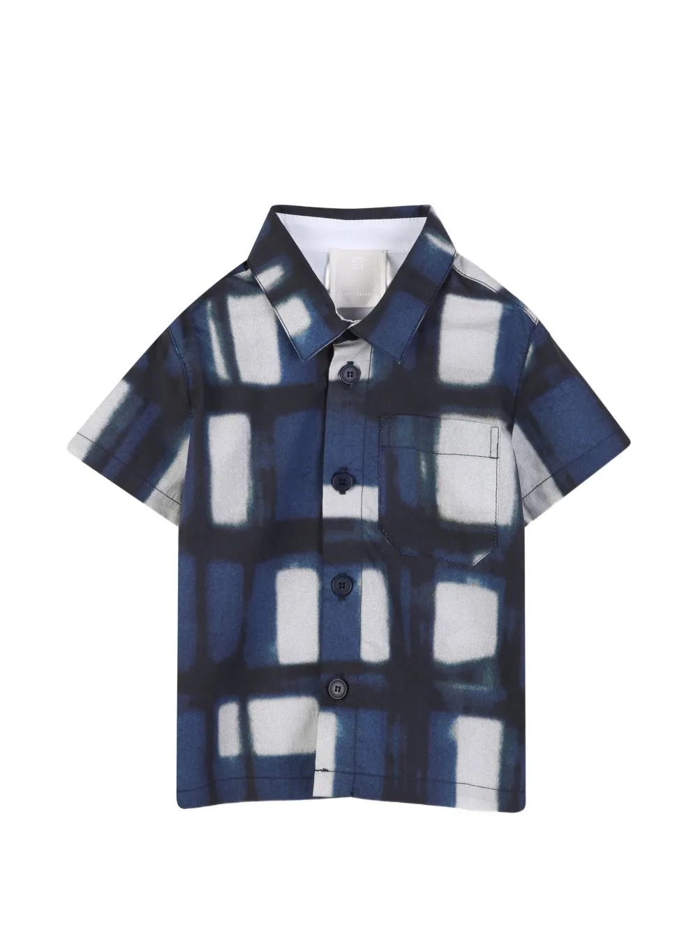 Pocket Checked Shirt by Givenchy Kids