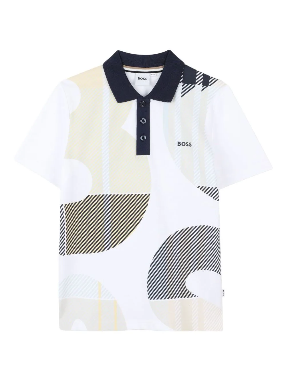 Graphic-Pattern Polo Shirt by BOSS Kidswear