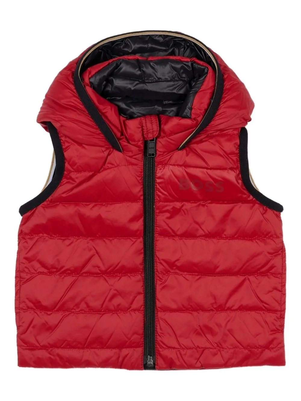 Hooded Reversible Gilet by BOSS Kidswear
