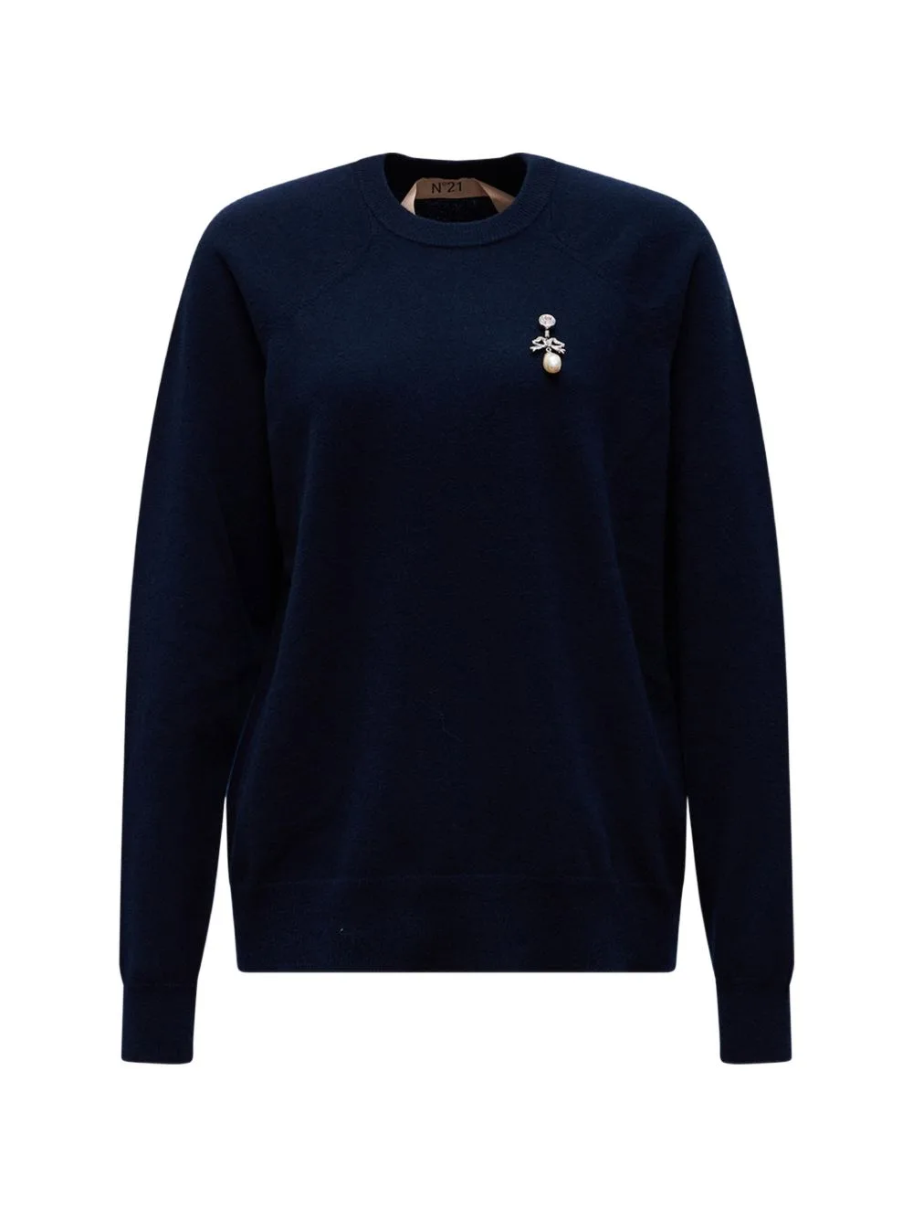 Embellished Raglan-Sleeve Sweater by N°21