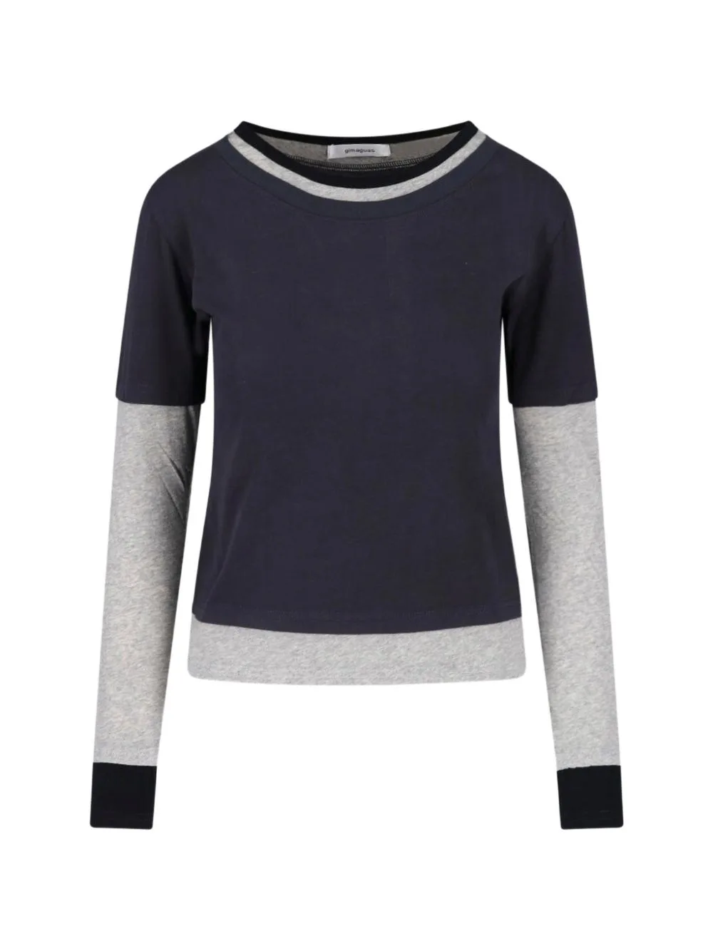Triple Layered-Effect Long-Sleeve T-Shirt by Gimaguas