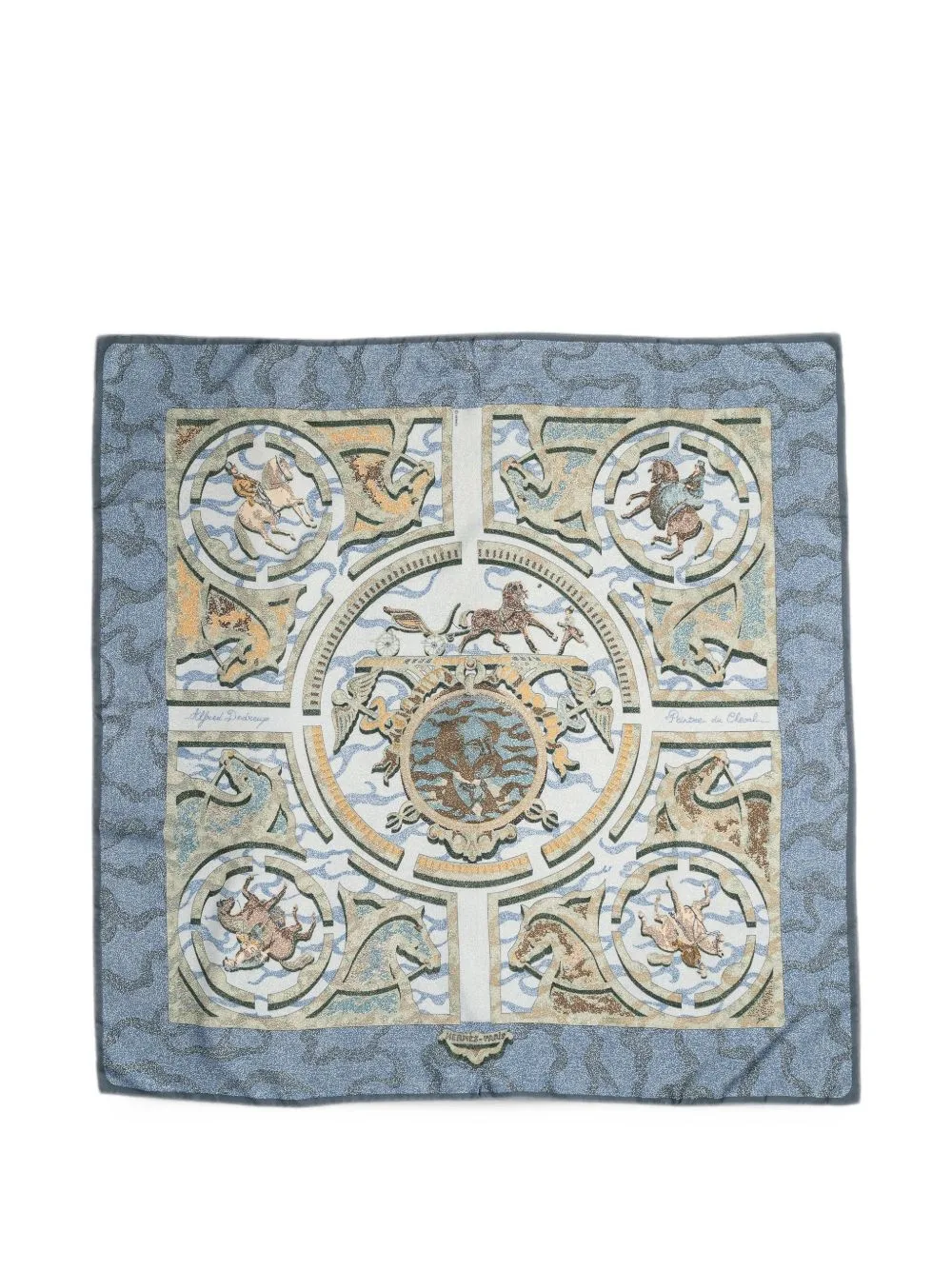 Peintre Du Cheval Scarf by Hermès Pre-Owned