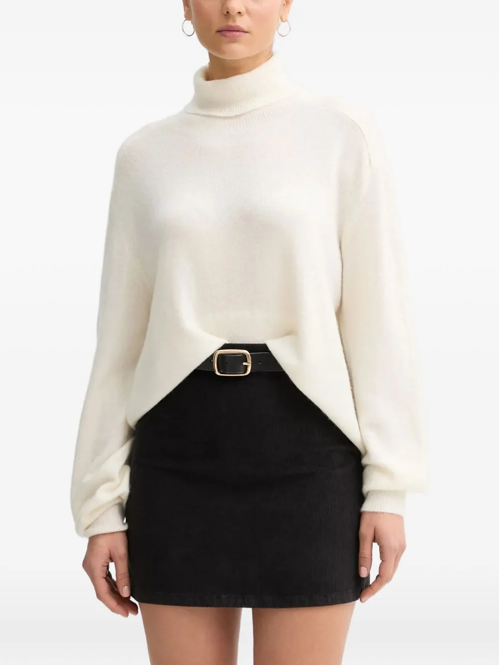 Roll-Neck Knitted Sweater by Benetton