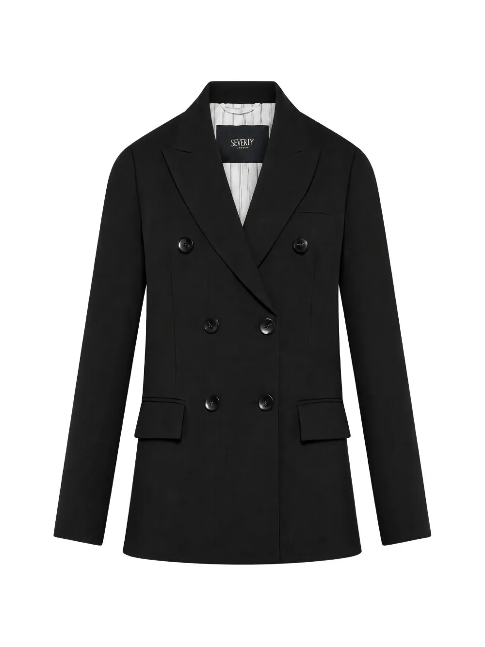 Double-Breasted Peak-Lapels Blazer by Seventy