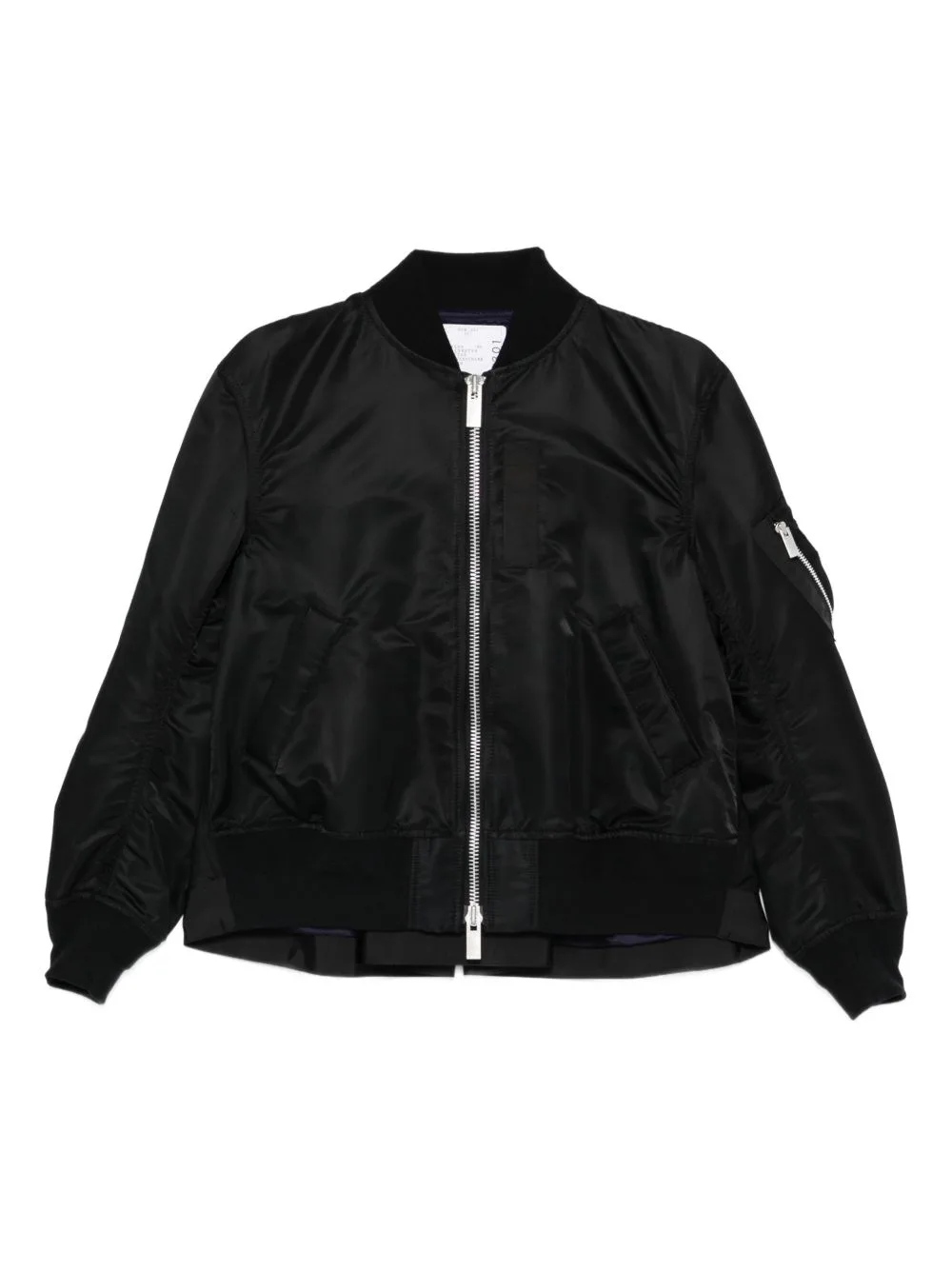 Pleat-Detail Bomber Jacket by sacai