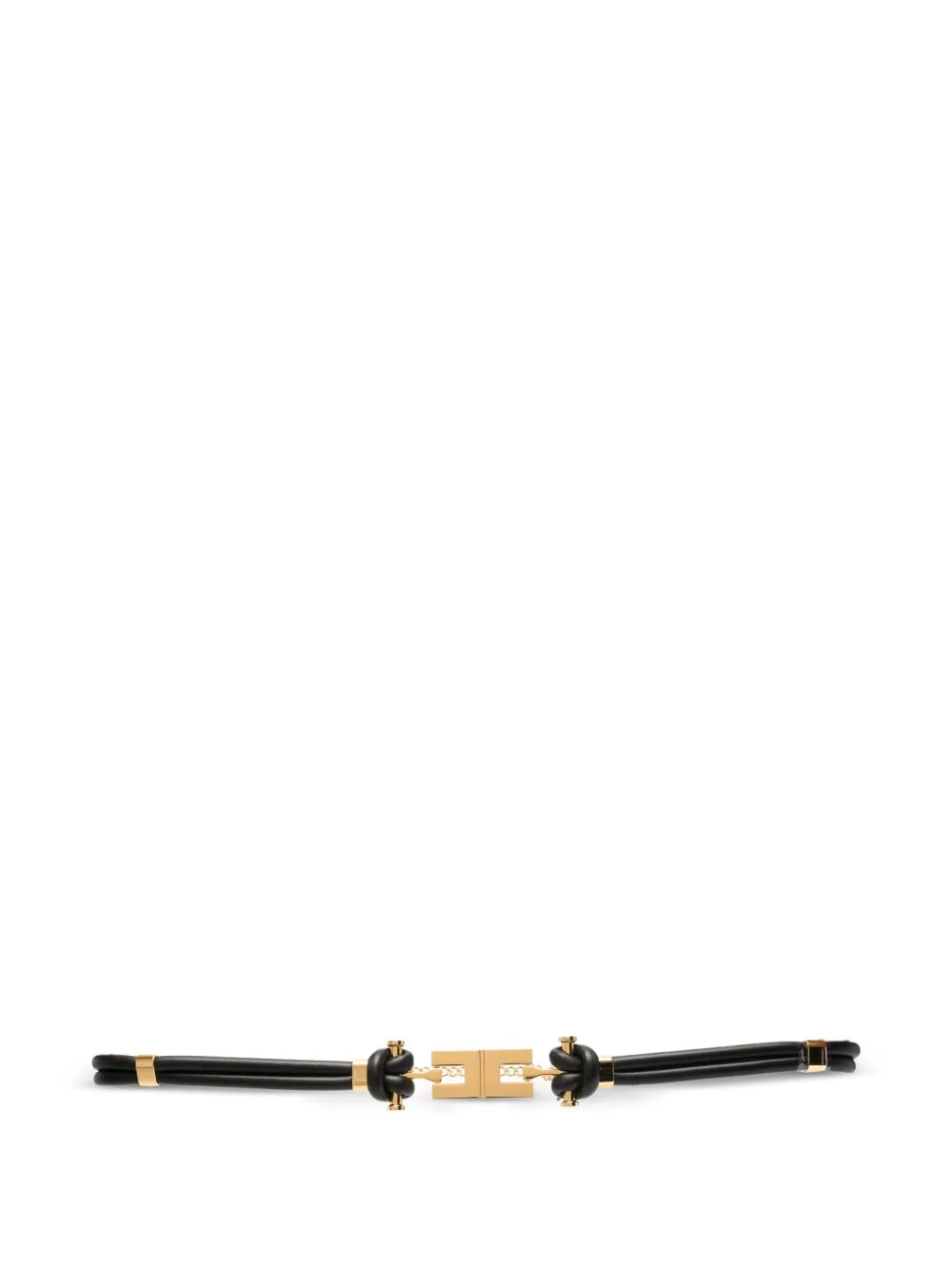 Logo-Plaque Knotted Belt by Elisabetta Franchi