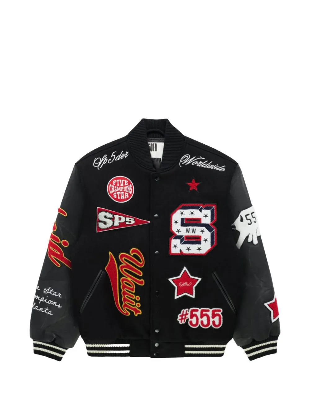District V Patch-Detail Bomber Jacket by SP5DER