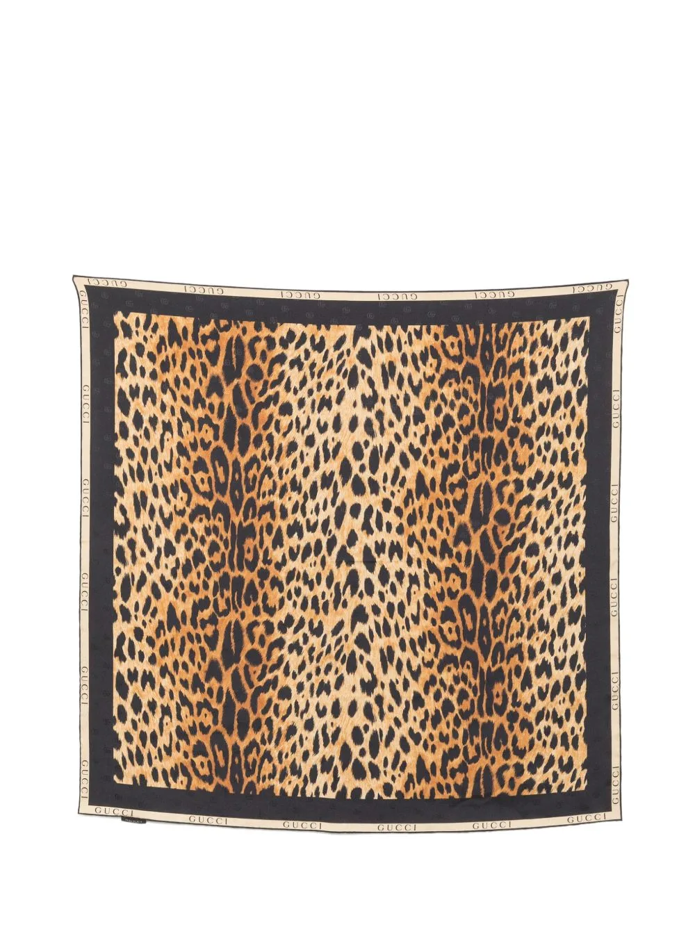 Printed Silk Twill Carré by Gucci