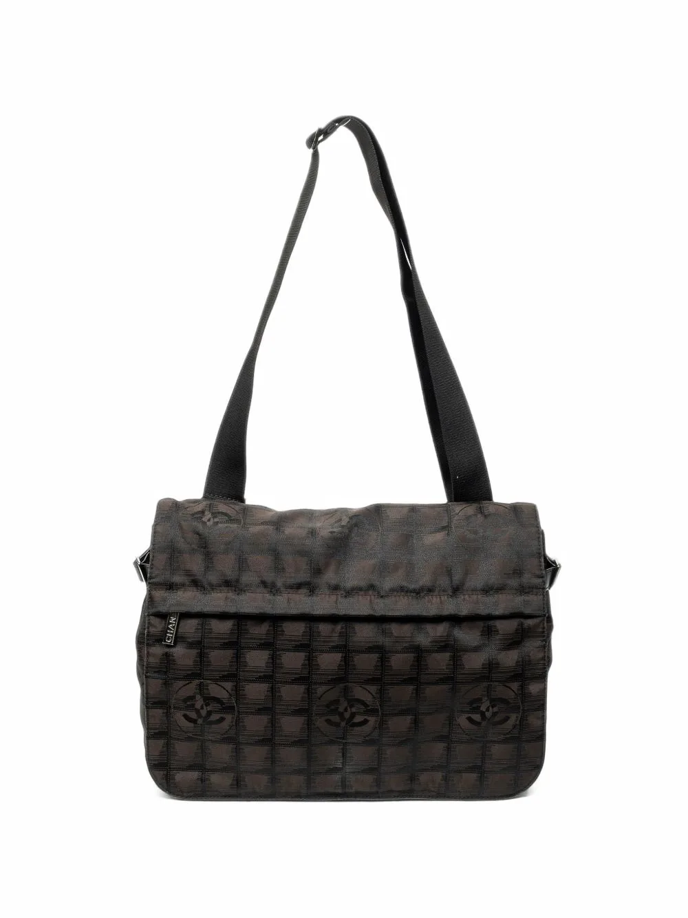 New Travel Line Flap Messenger Bag by CHANEL Pre-Owned