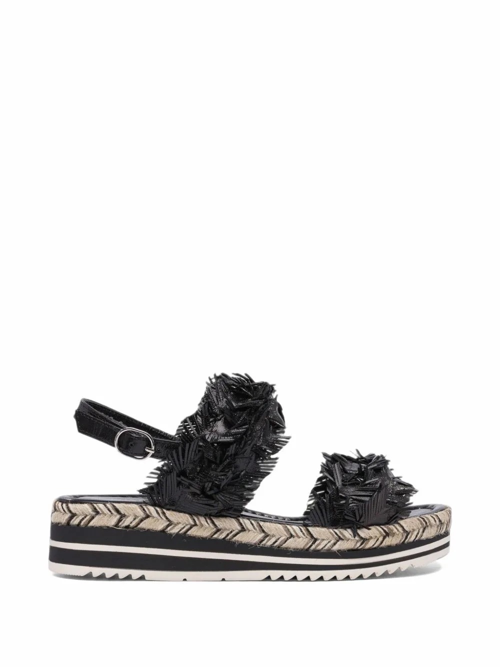 Milan Fringe-Detail Platform Sandals by PONS QUINTANA