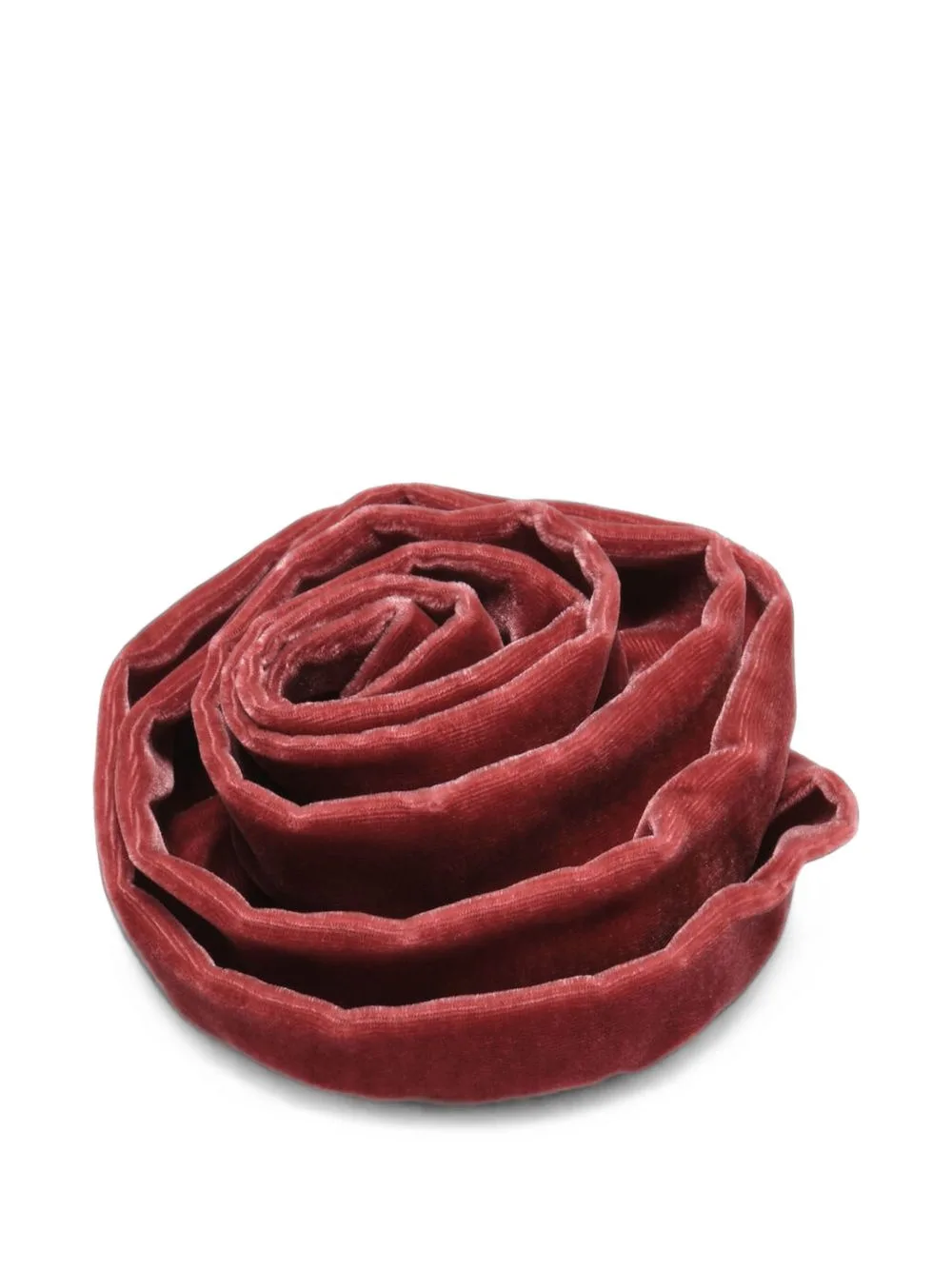 Rose-Shaped Velvet Brooch by MALIPARMI