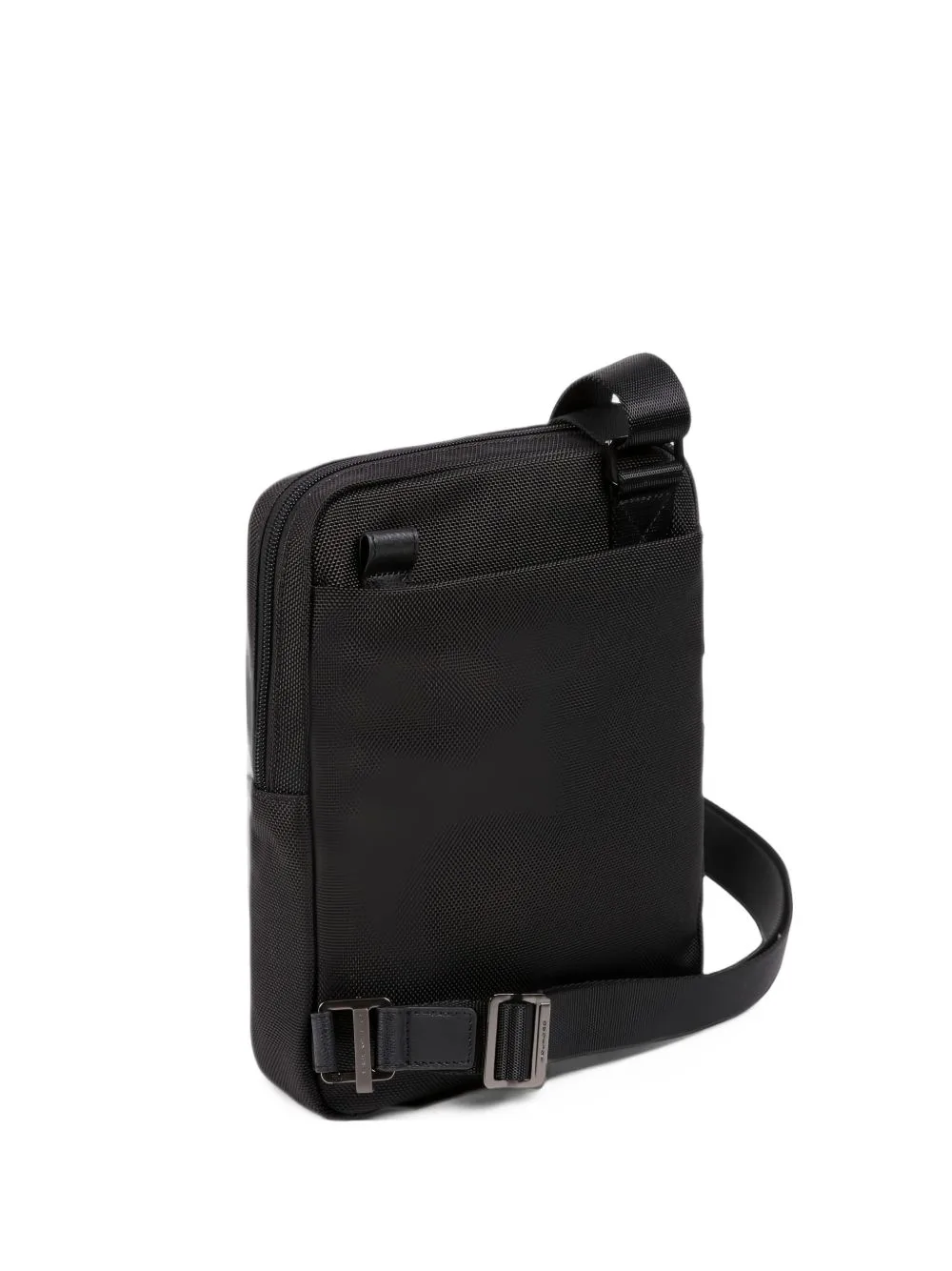 Logo-Plaque Panelled Messenger Bag by PIQUADRO