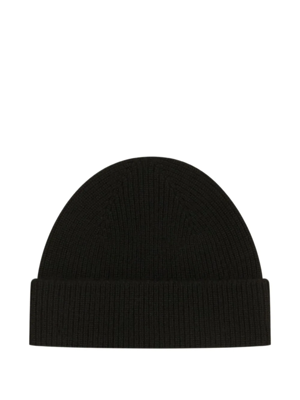 Ribbed-Knit Striped-Trim Beanie Hat by Zegna