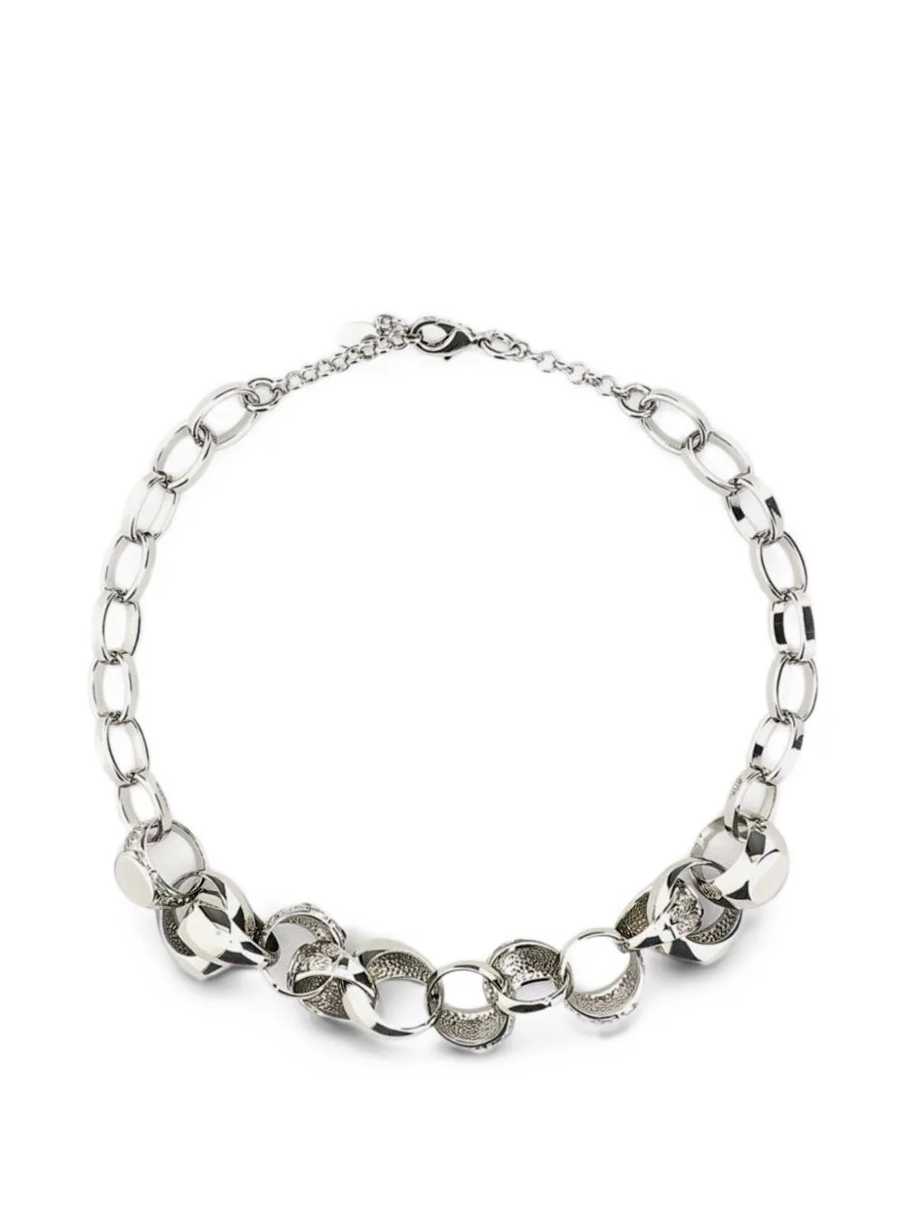Palladium-Finish Chain Necklace