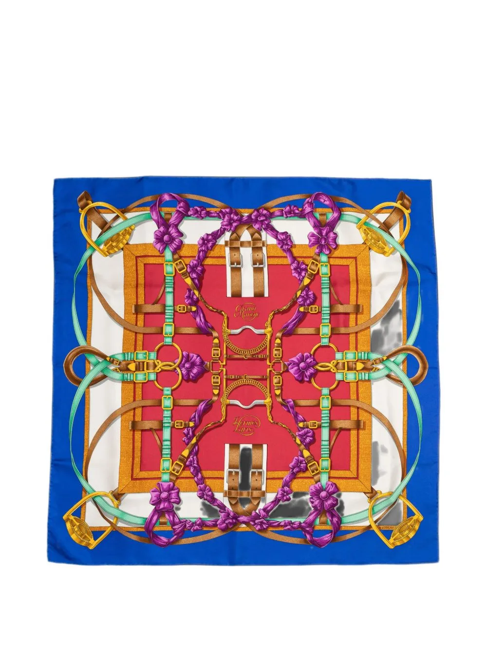 Grand Manege Scarf by Hermès Pre-Owned