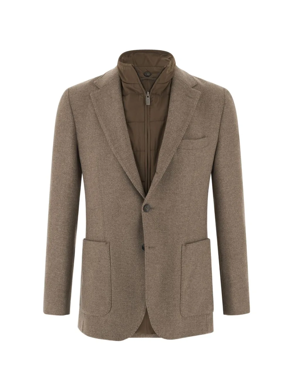 Blazer in Wool Blend with Removable Bib by Boggi Milano