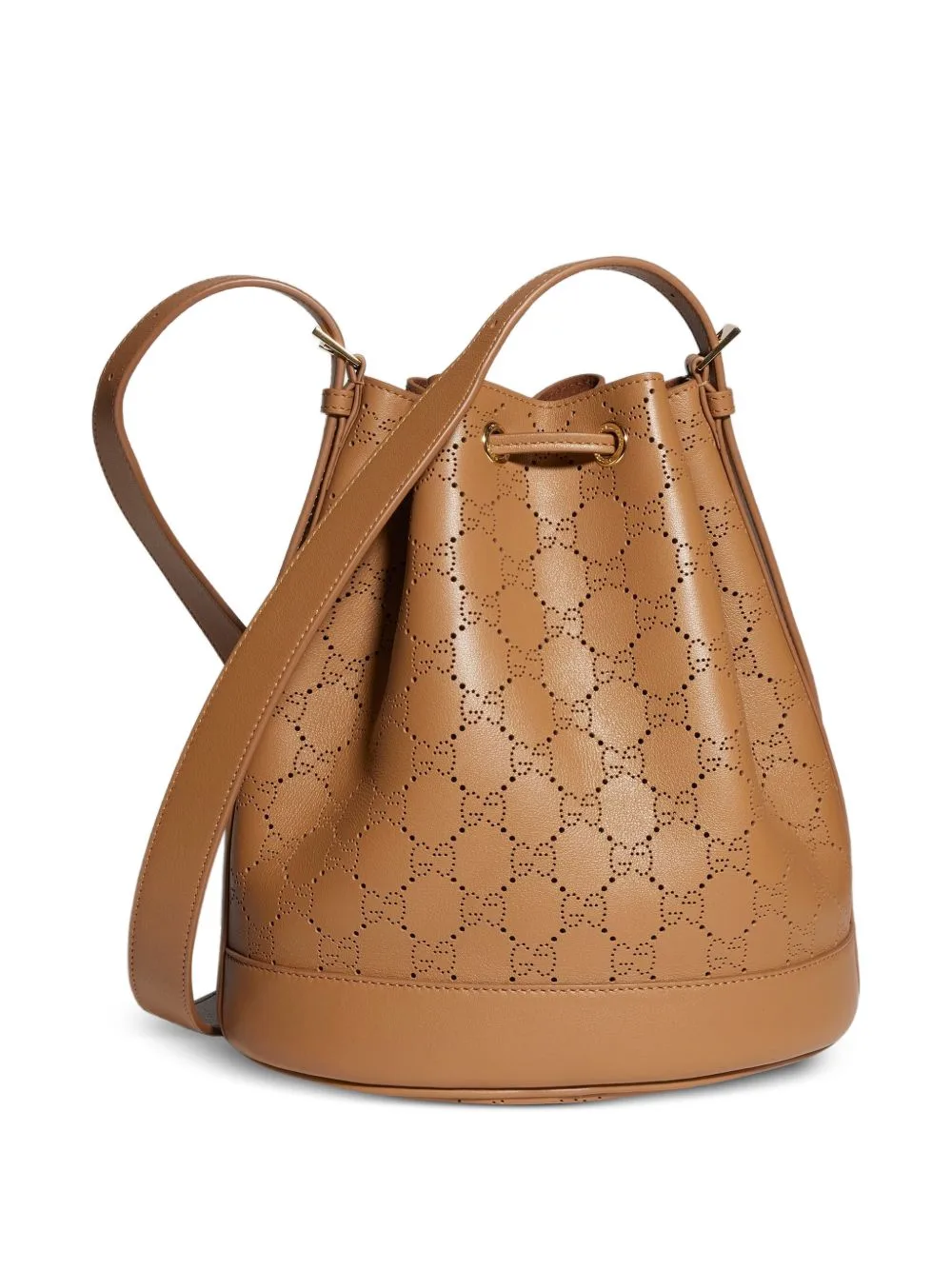 Small Venice Perforated GG Bucket Bag by Gucci