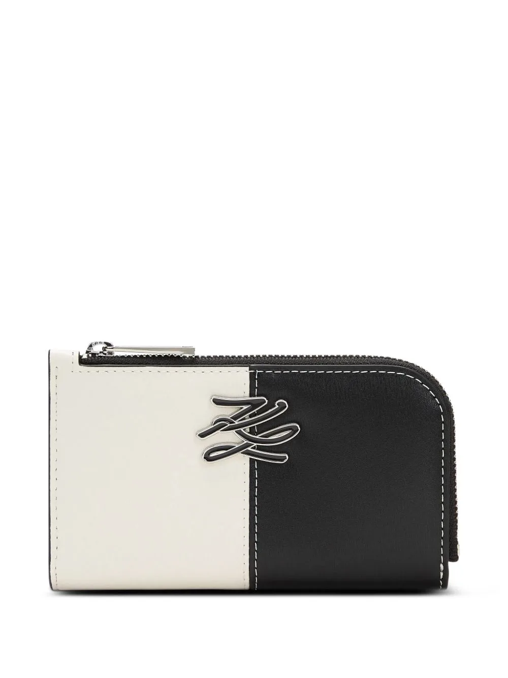 K/Autograph Curved Bi-Fold Wallet by Karl Lagerfeld