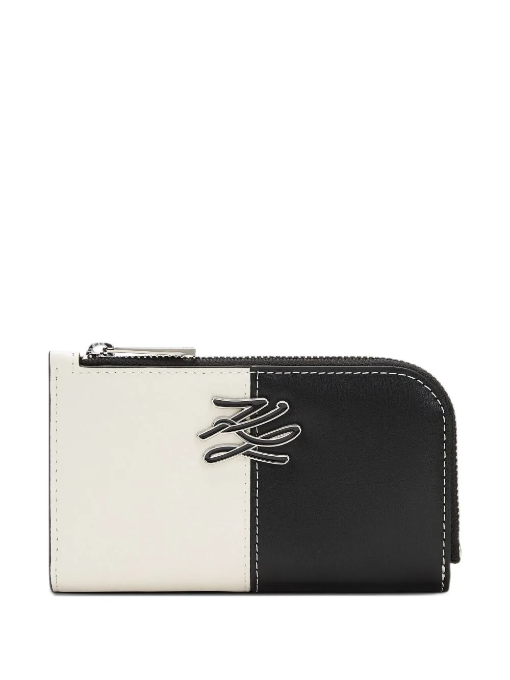 K/Autograph Curved Bi-Fold Wallet by Karl Lagerfeld
