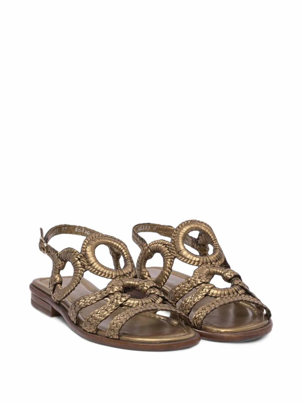 Tina Woven Ring-Detail Sandals by PONS QUINTANA