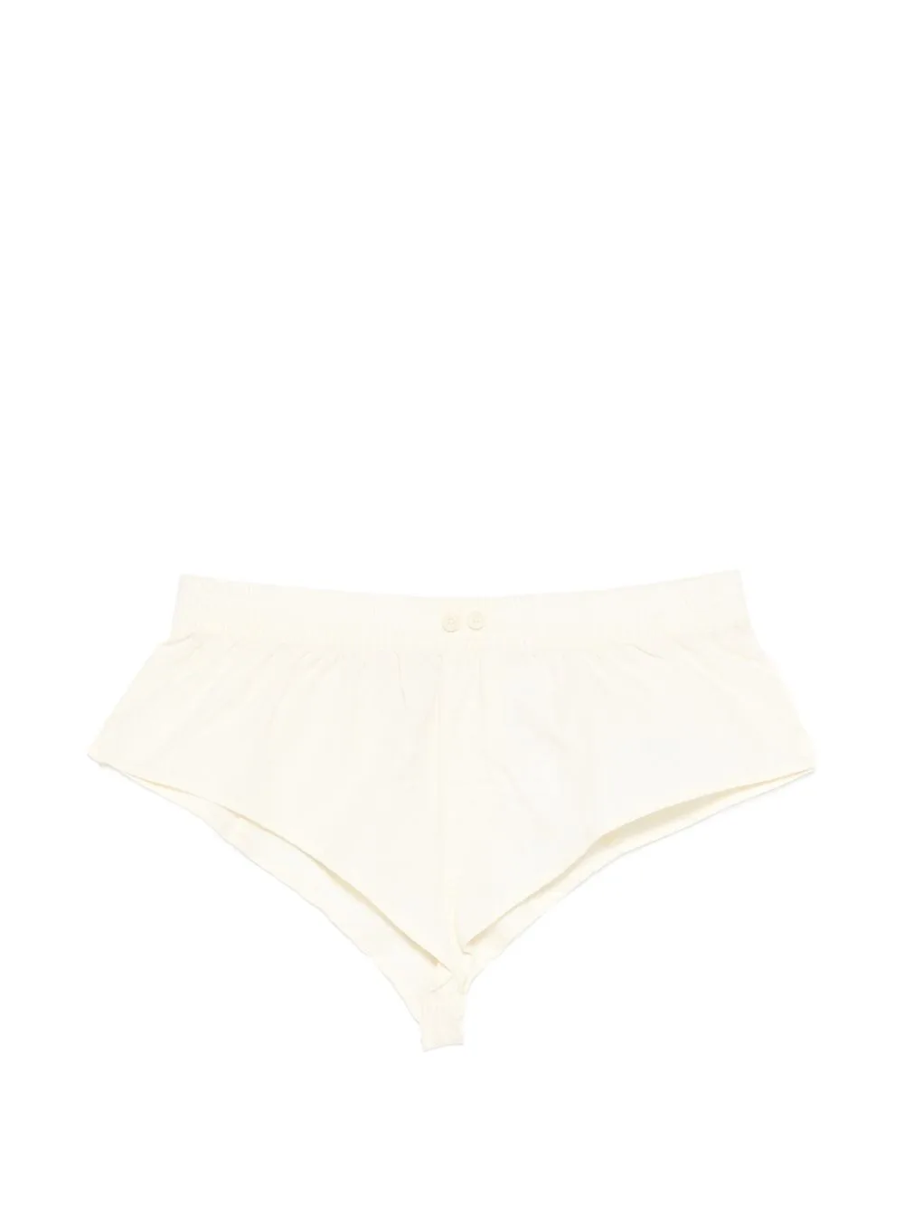 Pixie Buttoned Mini Shorts by ENTIRE STUDIOS