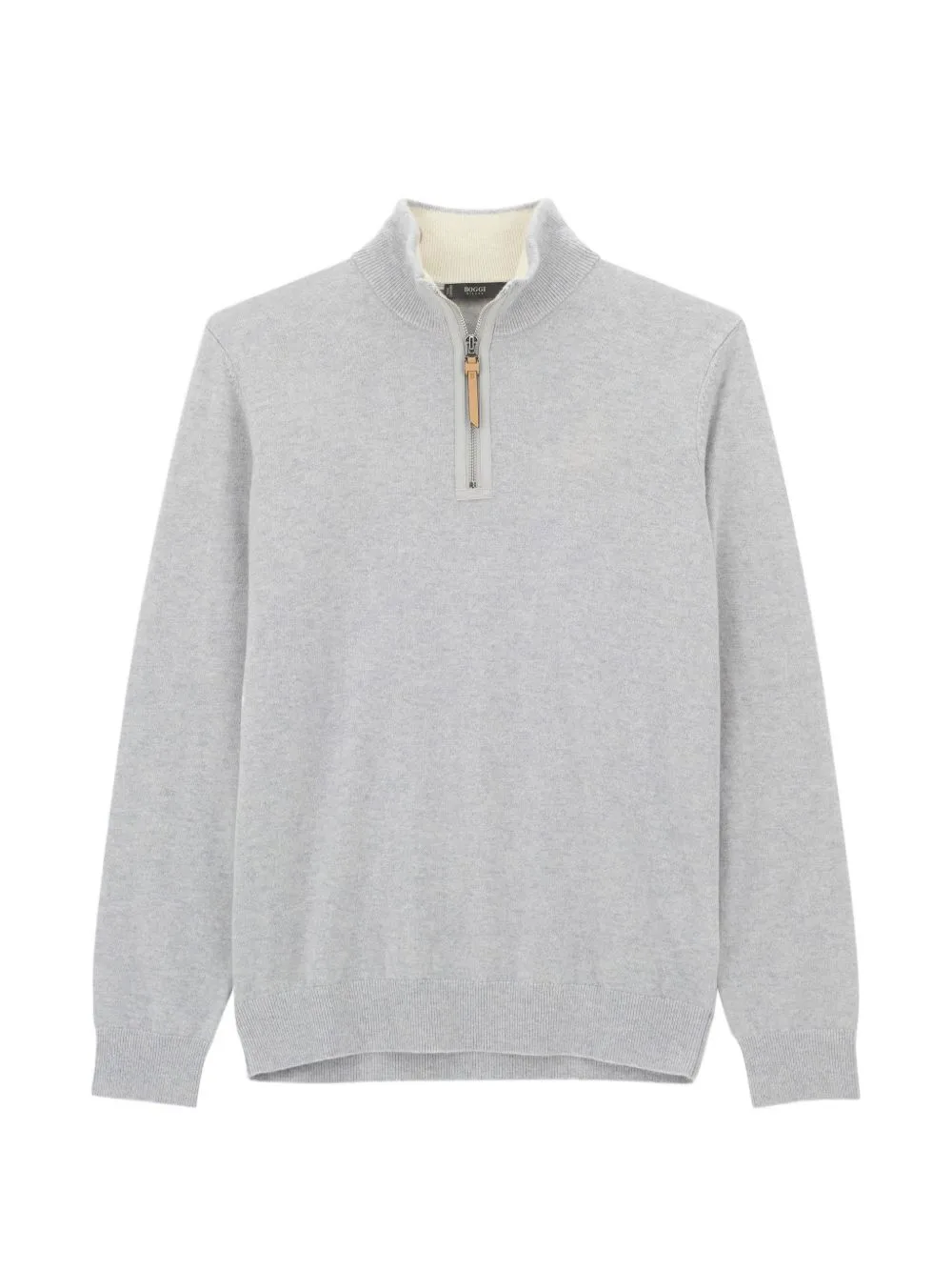 Quarter-Zip Jumper in Cashmere by Boggi Milano