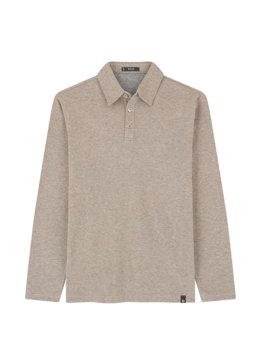 Polo in Cotton and Cashmere Jersey by Boggi Milano
