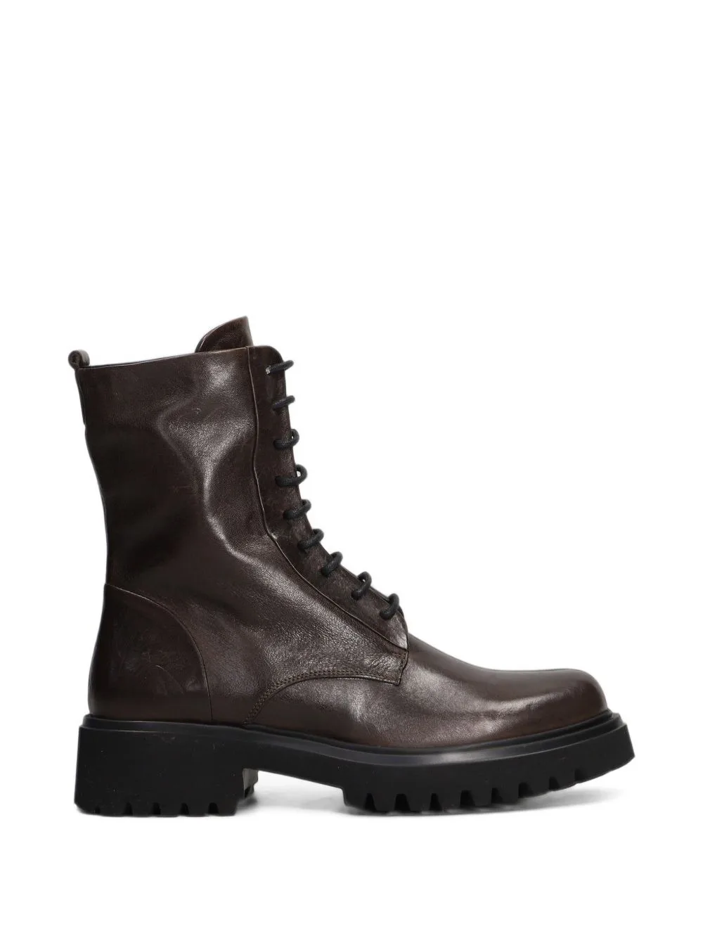 Lace-Up Calf Leather Boots