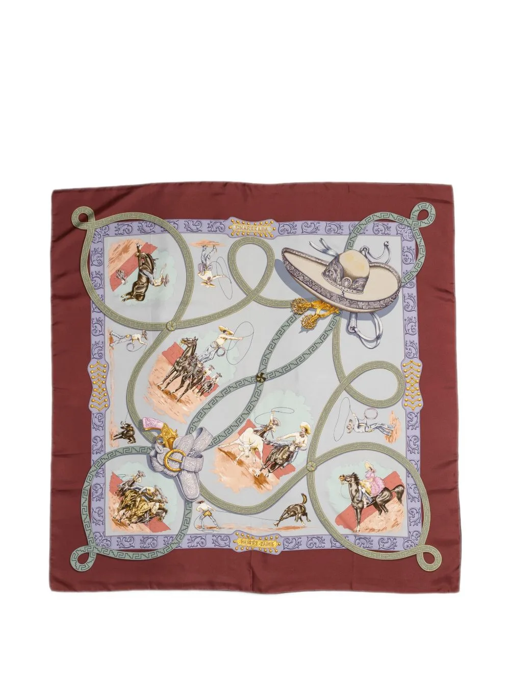 Charreada Scarf by Hermès Pre-Owned