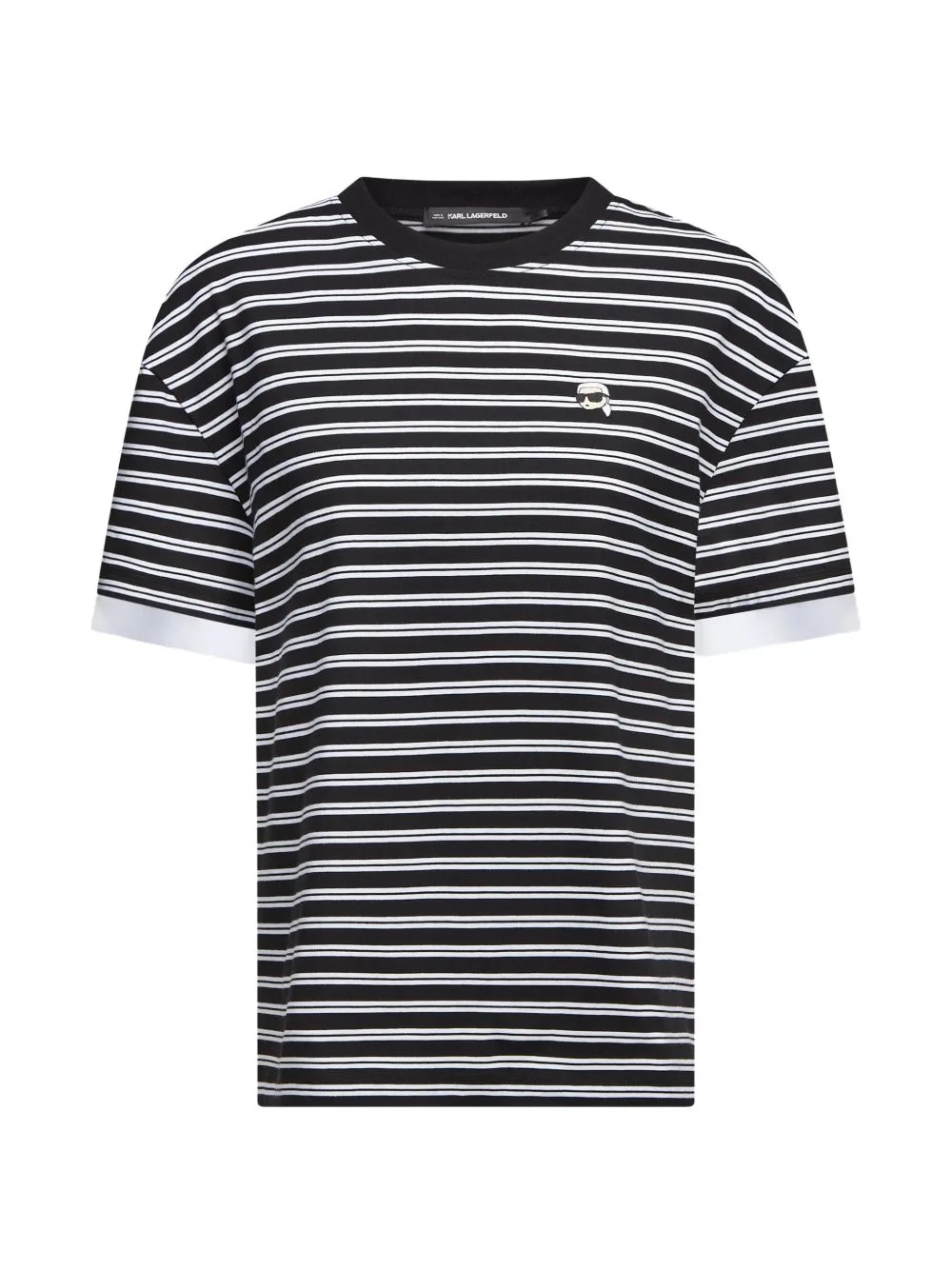 Ikon Striped T-Shirt by Karl Lagerfeld