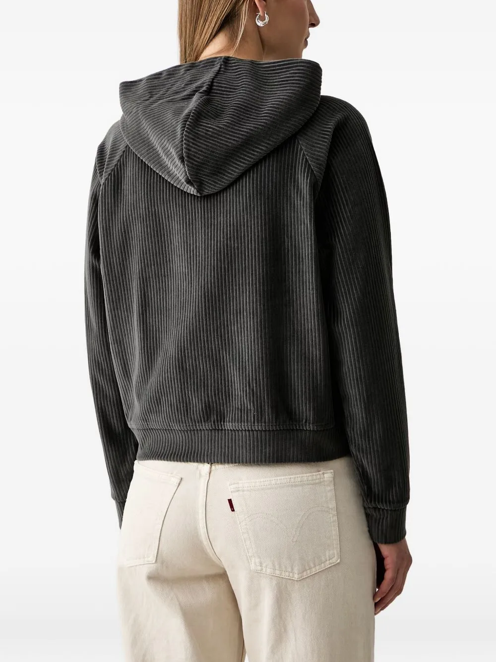 Ribbed-Knit Zip-Up Hoodie by Joop!
