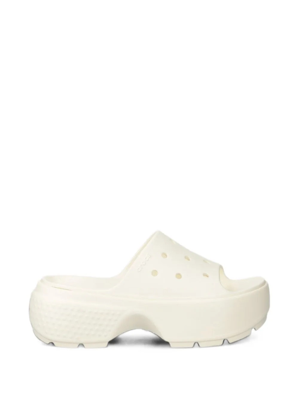 Stomp Perforated Platform Slides by Crocs