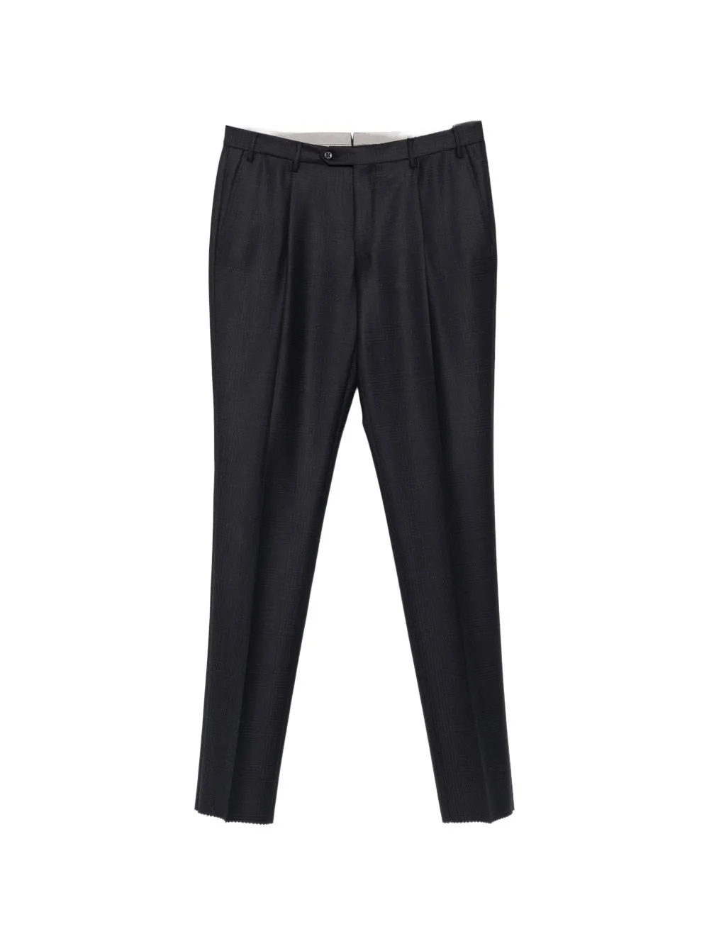 Checked Pleated Trousers by Corneliani