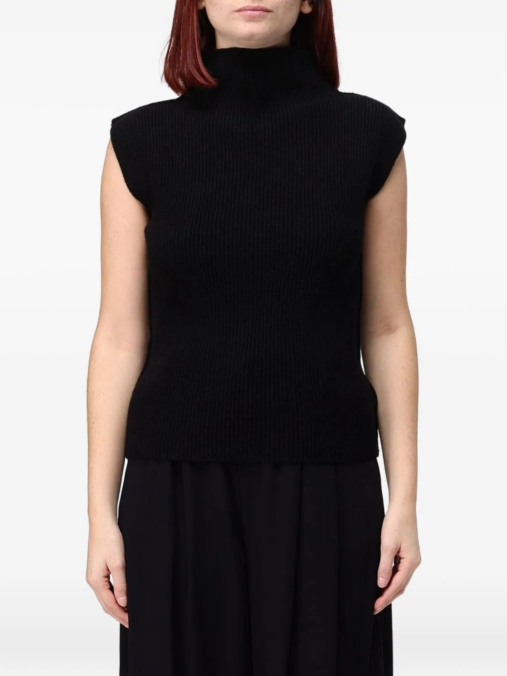 Ribbed-Knit High-Neck Sweater by Ter Et Bantine
