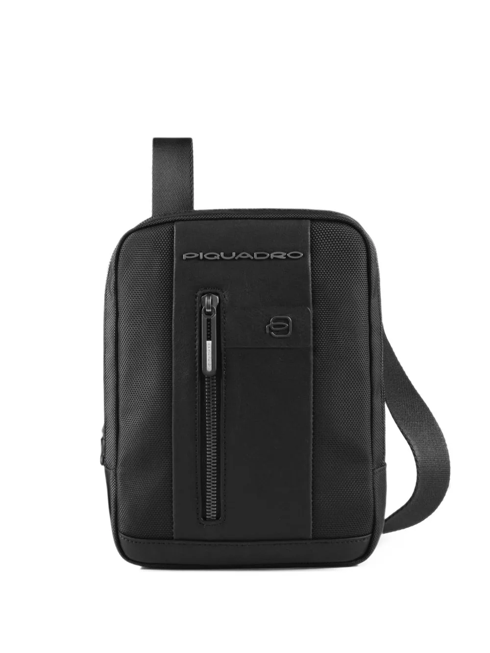 Logo-Plaque Panelled Messenger Bag by PIQUADRO