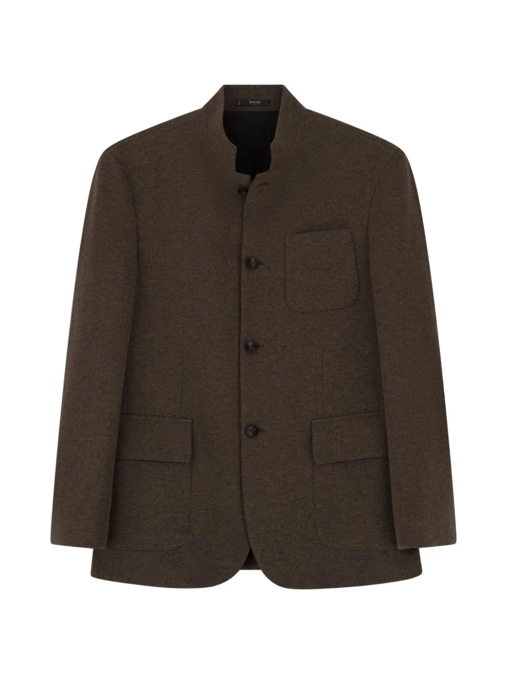 Blazer Guru-Collar Padded Wool Cashmere by Boggi Milano