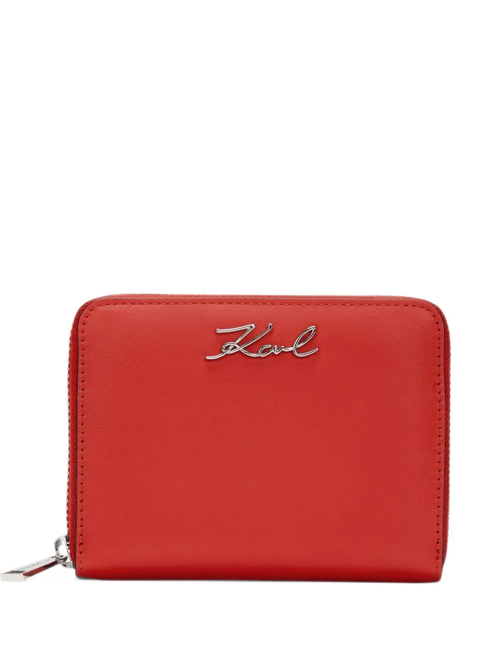 Medium K/Signature Leather Wallet by Karl Lagerfeld
